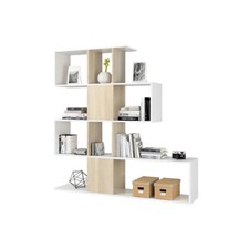 KIT LIBRERIA ZIG ZAG 145X28X145 BIANCO CANADIAN