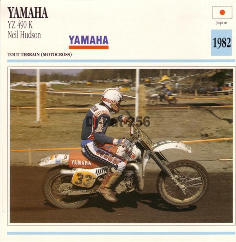 Fiche moto yamaha 490 k - yz,