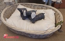 CUCCIA Cesto vimini ovale