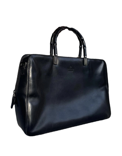 Borsa pelle gucci bamboo - di, pelle,