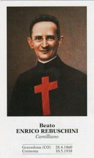 santino-holy card""B. ENRICO REBUSCHINI