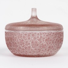 Boite Eglantines Verre Patine