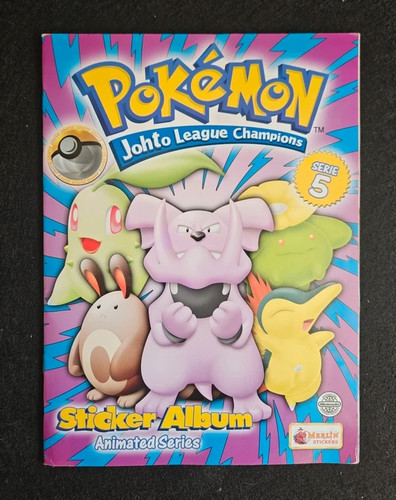Album figurine pokemon johto - album,