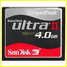 Scheda di memoria compact flash SandiskUltra II 4Gb. Memory Card. CF