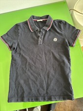 orig. Polo Moncler camicia blu