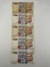 1990 Italy 1000 Lire P114 ( 5