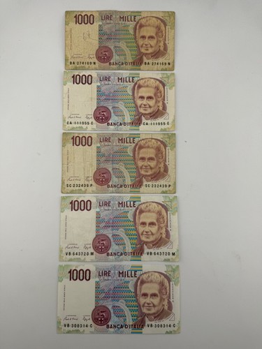 1990 italy 1000 lire - 1000, (