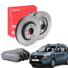 Dischi freno + Pastiglie Brembo Anteriori per Renault Captur 1.5 DCi 66 Kw 90 Hp