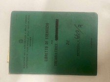 LIBRETTO DI ESERCIZIO TREBBIATRICE BREDA 8036 DEL 1935 + LICENZE DUSO (mi20)