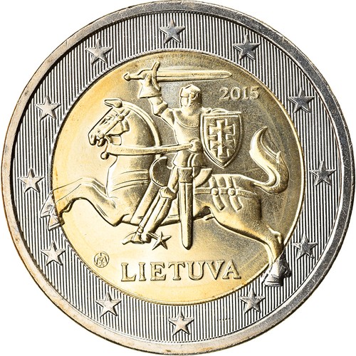 365043 lituania 2 euro - lituania,,