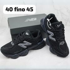 New Balance 9060 Black/Grey Scarpe Uomo/Donna da Ginnastica