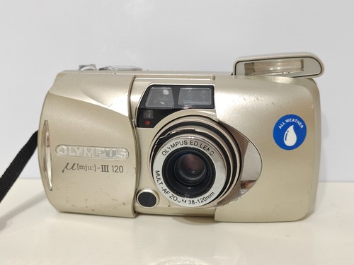 Olympus mju iii 120 - point, &