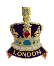 London St Edward's Crown Pin