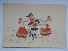 OLLOLAI SARDEGNA COSTUMI bambini Nuoro vecchia cartolina