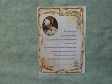 cartolina papa giovanni paolo II con preghiera