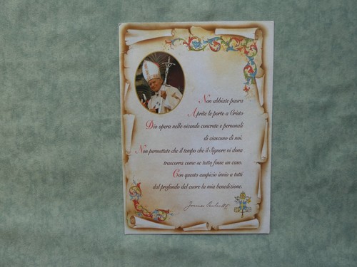 Cartolina papa giovanni - cartolina,