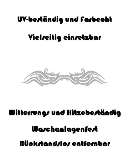 Sticker voiture tribal tatoo - tribal,