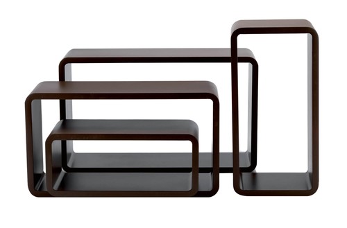 Set mensole rettangolari - set, 4