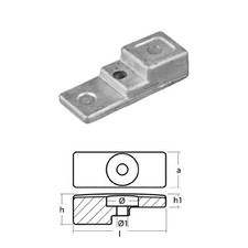 Anodo Piastrina Suzuki Motore