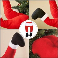 Peluche gambe di Babbo Natale