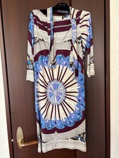 Abito Emilio Pucci Taglia 42 Motivo Portico Con Cintura Ottime Condizioni