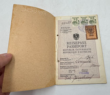 Antico passaporto Austria