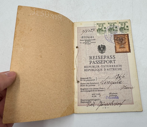 Antico passaporto austria - passaporto,