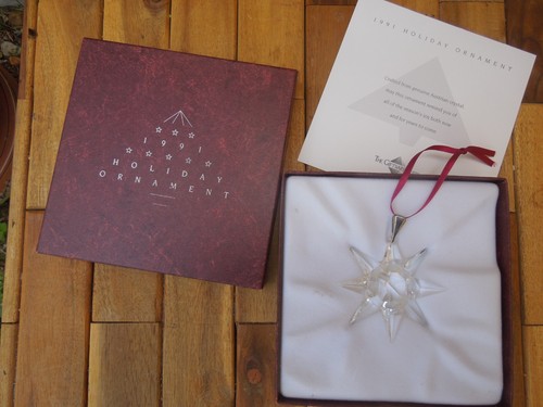 Ornamento natalizio swarovski - ornamento,
