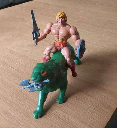 Man battlecat mattel 1981 - he-man,