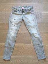 Jeans Cycle donna grigio washed con strappi tg. 28