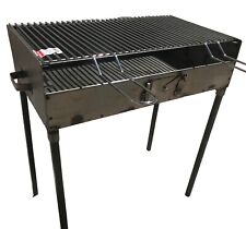 BARBECUE IN FERRO TIPO PESANTE ARTIGIANALE CON GRIGLIA REGISTRABILE 70X38X80H