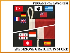 Bandiere nautiche di cortesia nazioni assortite 