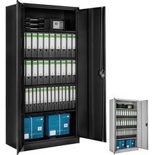 Armadio metallo con ripiani armadio da magazzino in acciaio portadocumenti