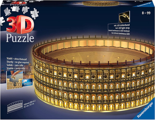 Puzzle colosseo night - -,
