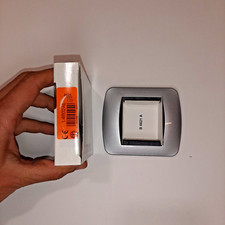 L4802AL  BTICINO PLACCA 2 POSTI ALLUMINIO LIVING INTERNATIONAL