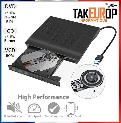Lecteur dvd externe - lecteur,