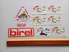 KART lotto 9 adesivi anni 80