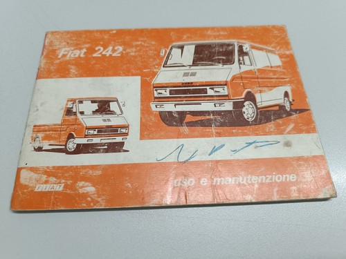 Fiat 242 libretto uso - 242,