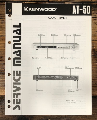 Kenwood timer manuale di - at-50,