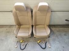 ✅✅✅ BMW F10 F11 Anteriore Sport Sedili Set Pelle Dakota Veneto Beige Heated FS