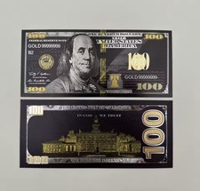 Banconota da 100 dollari - oro