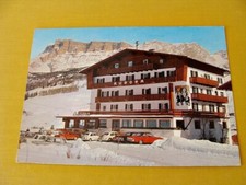 (FG.Q24) LA VILLA in VAL BADIA - HOTEL AURORA, auto cars (vg 1969) albergo