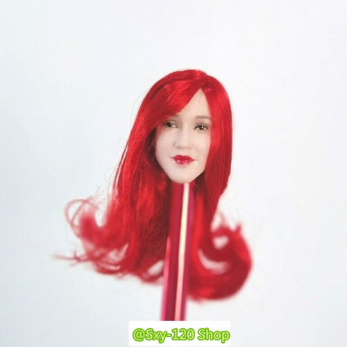 Scultura testa capelli - , rossi