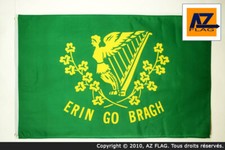 BANDIERA IRLANDA ERIN GO BRAGH 150x90cm - BANDIERA IRLANDESE 90 x 150 cm - Nuova