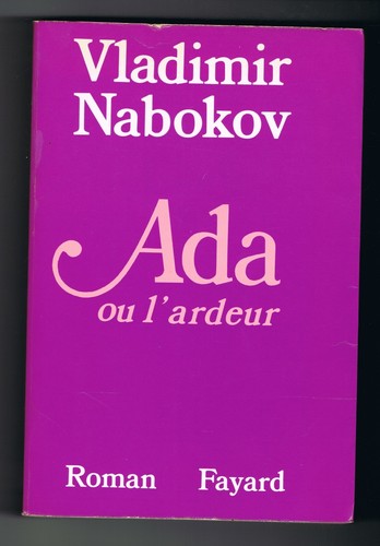 Vladimir nabokov ada ou - vladimir,