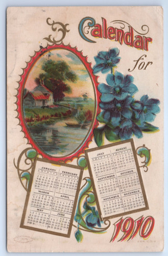 Calendario cartolina - calendario, da