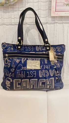 Borsa coach tote - tote, poppy