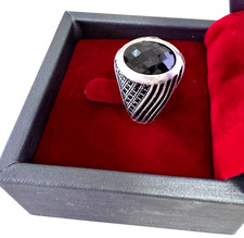 Anello Uomo Simulato Smeraldo