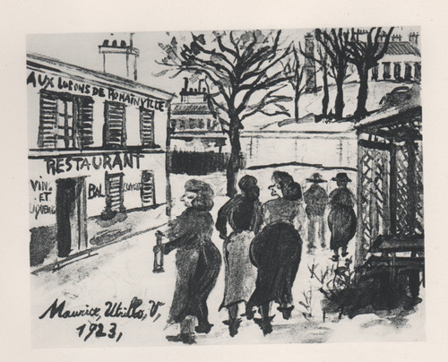 Maurice utrillo cabaret - cabaret,