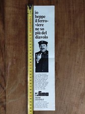 Pubblicità vintage 1970 trenini elettrici LIMA modellismo giochi FAI PROPOSTA